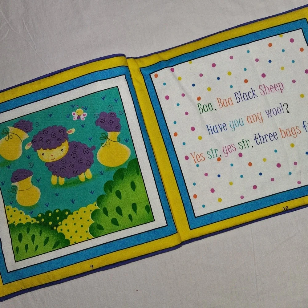 Rhyme Time Fabric Book‎ Nursery Rhymes Moon Sheep Humpty Dumpty Twinkle Star